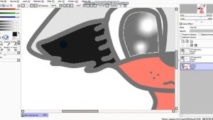 Как работать волшебной палочкой в программе Paint tool sai.