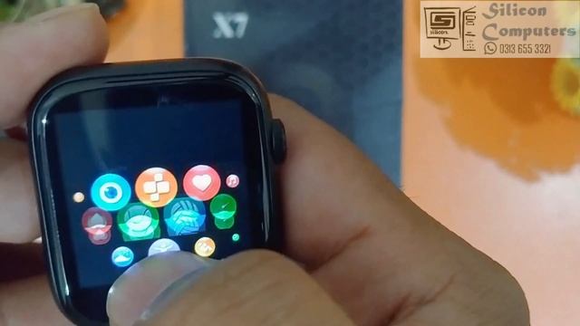 Smart watch x7 - unboxing and review - how to connect with app - full menu go though смотреть онлайн