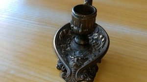 Бронзовый подсвечник уроки антиквариата