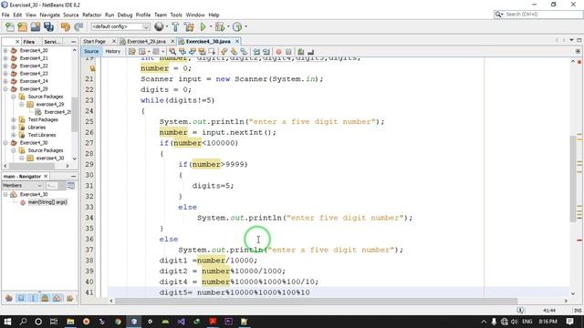 java how to program exercise 4.30 смотреть онлайн