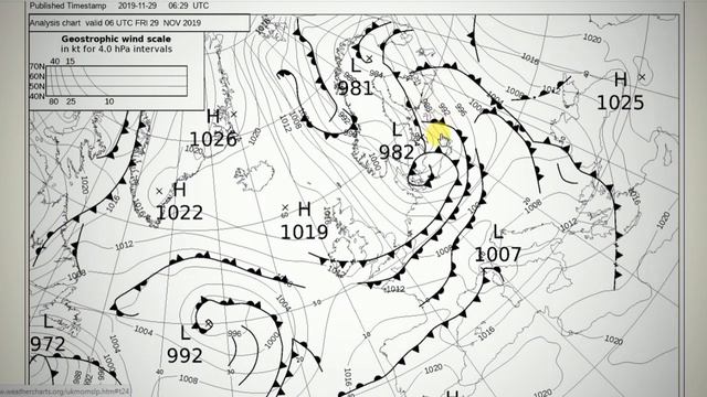 Метеокарта. Курс Weathermaster IYT от Яхтшколы Соснина