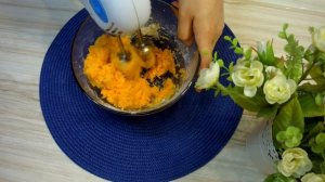 Ароматные морковные кексы БЕЗ ЯИЦ. Постный рецепт.