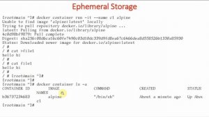 30-Ephemeral Storage vs Persistent Storage in Docker | Docker Tutorial for Beginners (Hindi)