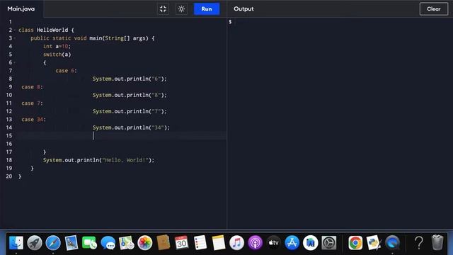 "Java's switch: Diverse, efficient control flow based on expression values."
