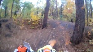 Обзор трассы скоро соревы  ..Ульяновская тропа. YAMAHA TT250R RAID