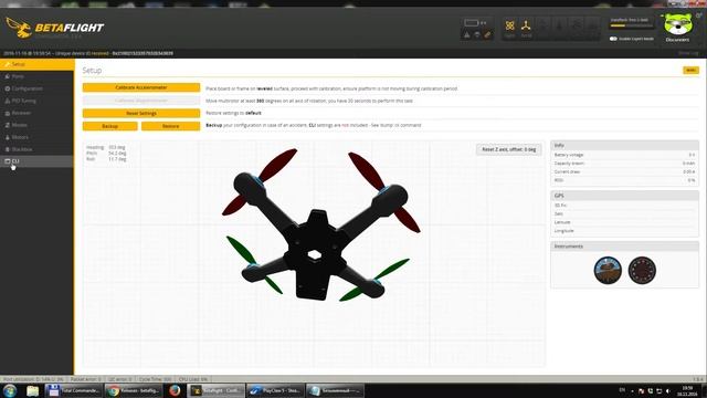 Как быстро восстановить настройки Betaflight смотреть онлайн