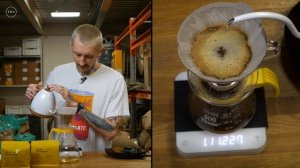 Как приготовить кофе в воронке харио V60 (пуровер)? Рецепт кофе Руанда Тузамуране