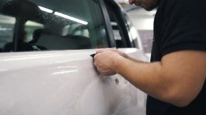 Toyota Land Cruiser Prado полная оклейка автомобиля полиуретановой пленкой QUANTUM PRO