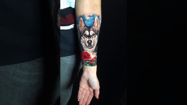 Atomic-Tattoo Baden-Baden  Husky Tattoo von Chris!