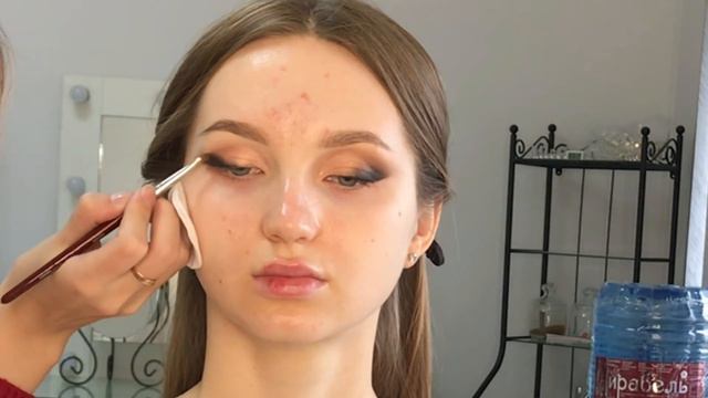 Растушеванная стрелка/ макияж на каждый день/ будни визажиста