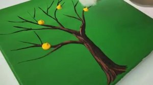 Хобби. Красивый рисунок акрилом.