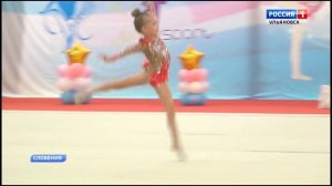 Юные гимнастки центра художественной гимнастики «Королева»