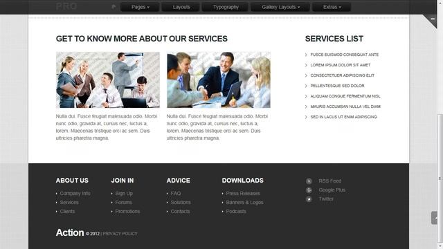 Business Coaching Company Website Template смотреть онлайн