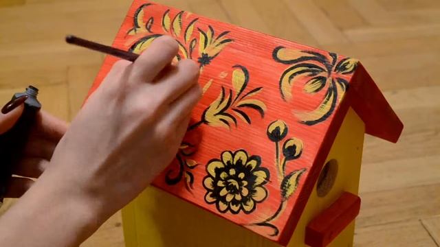 DIY: Роспись Скворечника