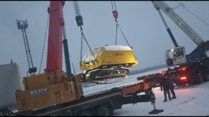 Грузим двумя кранами и перевозим 2 ДЭК-321. Люлька для Ивановца 25т, Камаз КМУ продан.