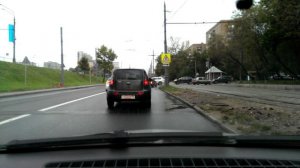 Классическая ситуация при левом повороте