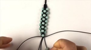 Браслет шамбала с бусинами | Браслет из ниток | Браслет из бусин