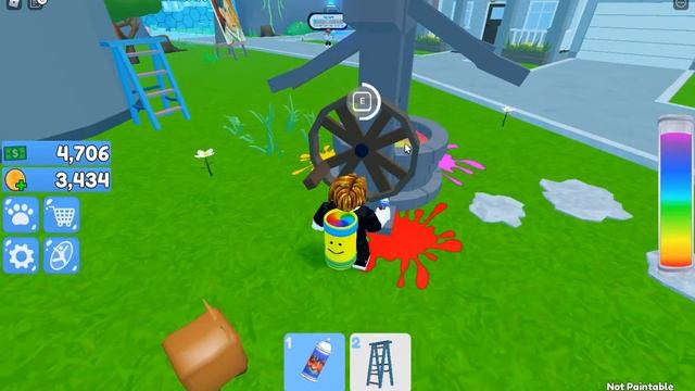 Я СТАЛ СУПЕР ХУДОЖНИКОМ ЗА 1 СЕКУНДУ!!! ROBLOX PAINT SIMULATOR смотреть онлайн