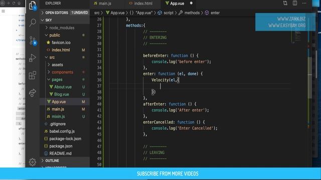 #25 vue js animation transition with examples | Vuejs Tutorial | Vuejs for beginners