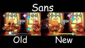 FNF': Indie Cross (Vs Sans) - Sansational (Old VS New) (indie cross comparison part 2)