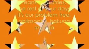 Lion King - Hakuna Matata - Lyrics