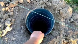 Как сделать ямы под столбы забора Рощино, закладные под фундамент / Разметка под столбы