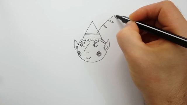 Как Нарисовать Эльфа Бена поэтапно (Маленькое Королевство Бена и Холли) - Учимся рисовать Эльфа смотреть онлайн