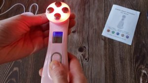 Ультразвуковой массажёр для лица с Алиэкспресс.  Распаковка. Инструкция по применению на русском