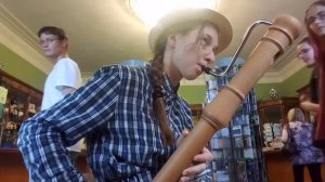 Блокфлейта бас Hohner, Bass recorder Hohner, Maruseva Maria