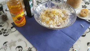 Sauerkraut+schwarzer Rettich Чёрная  редька с хрустящей домашней квашеной капустой Съедается  подч.
