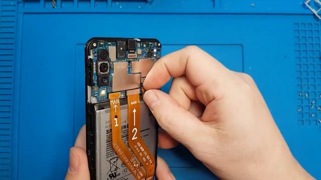 Samsung A50 Замена аккумулятора смотреть онлайн