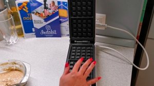 Диетические венские вафли. Обзор вафельницы  kitfort  KT-1643