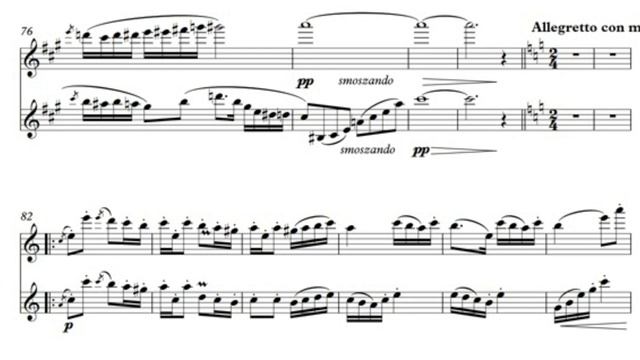 F. Doppler Andante et Rondo Piano accompaniment for 2nd Flute смотреть онлайн