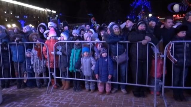 Открытие городской Ёлки на Театральной площади в Калуге