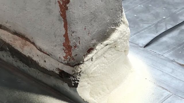Гидроизоляция фальцевой кровли полимочевиной