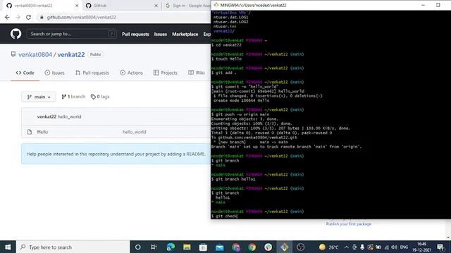 NCD1221H01 Git  practice task 19 12 21