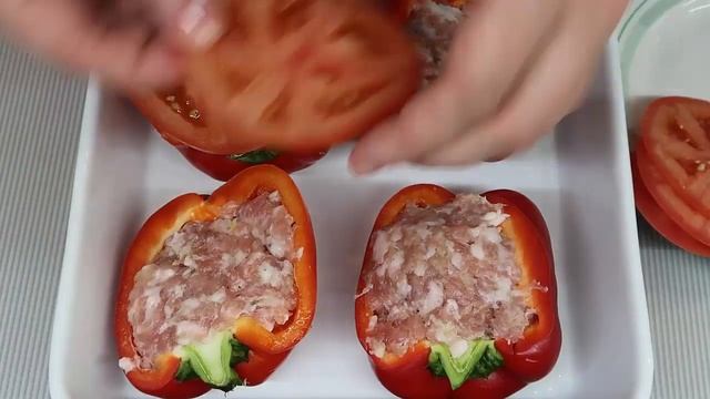 Фаршированный перец в духовке. Что приготовить на ужин