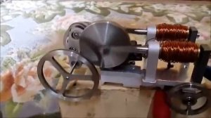 Электромагнитный двигатель на две катушки