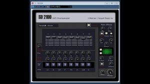 SD 2100 vsti drumsampler by j starner ACQUIT MUSIC CO