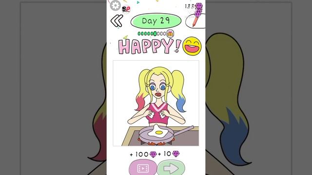 #Draw Happy Queen?New Update?#shorts(Gameplay Walkthroughs)