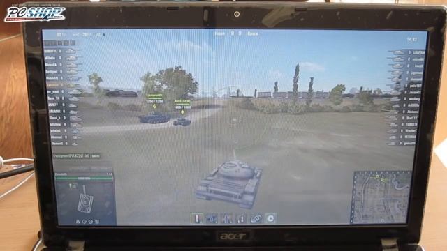 World of Tanks и Aspire 5750G-32354G50Mnkk