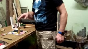 Делаю рукоять для ножа , самый быстрый и простой способ