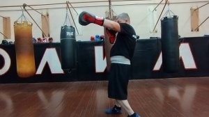 азбука бокса, бокс для всех, отработка комбинации, тренировка
