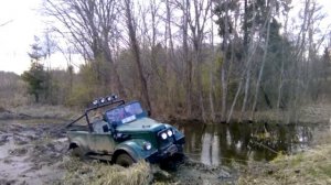 Газ 69 фбел160+ом616 в болоте