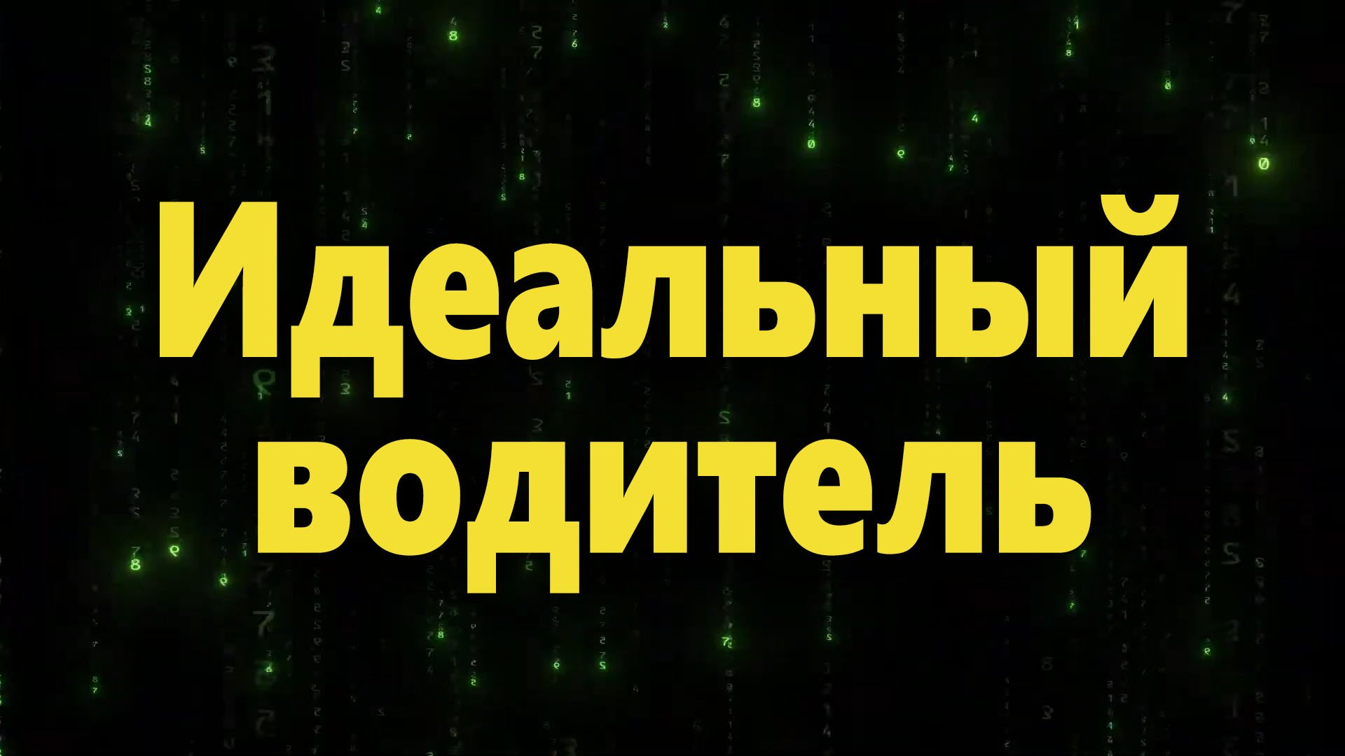 Идеальный водитель