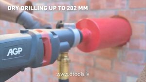 Установка алмазного бурения AGP DMC160(для сухого и мокрого сверления)