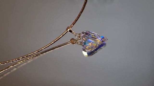 Колье с кристальным сердцем Swarovski смотреть онлайн