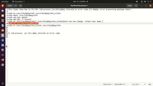 E: Sub-process /usr/bin/dpkg returned an error code (1)