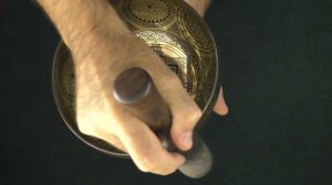 Поющая чаша Бутанская 19,5 см, Фа# 181 Гц, До 527 Гц