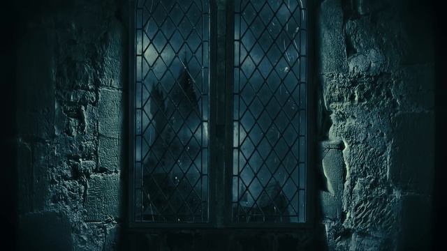 Hogwarts Rainy Castle Window Ambience Harry Potter ASMR | Sleep Study White Noise смотреть онлайн
